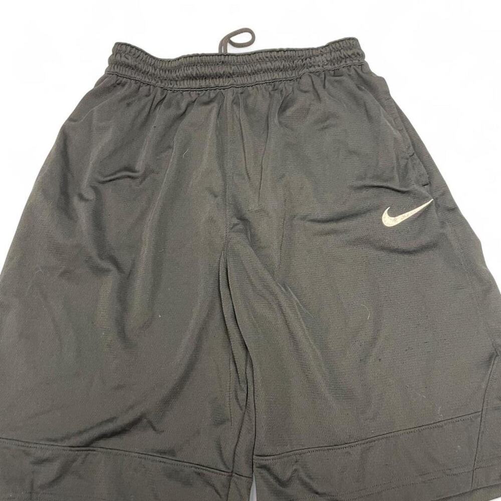 A.Nike dri fit black shorts size